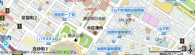 シティタワー横濱日本大通り周辺の地図