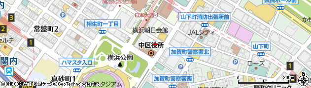 シティータワー横濱管理事務室周辺の地図