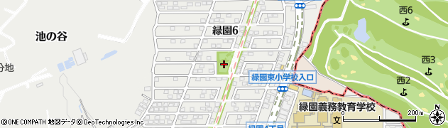 緑園須郷台公園周辺の地図