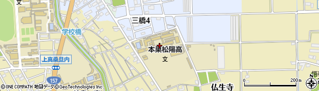 岐阜県立本巣松陽高等学校周辺の地図