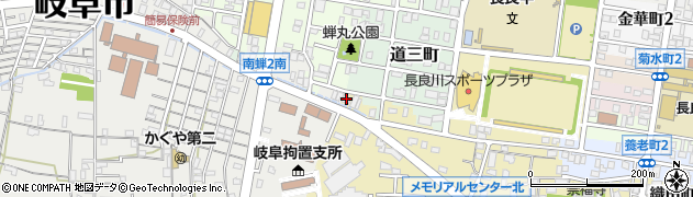 岐阜県岐阜市長良福光2511周辺の地図