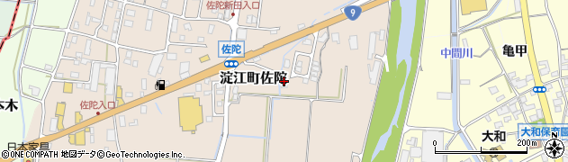 鳥取県米子市淀江町佐陀735周辺の地図