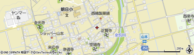 滋賀県長浜市湖北町山本1006-1周辺の地図