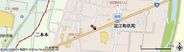 鳥取県米子市淀江町佐陀714-3周辺の地図