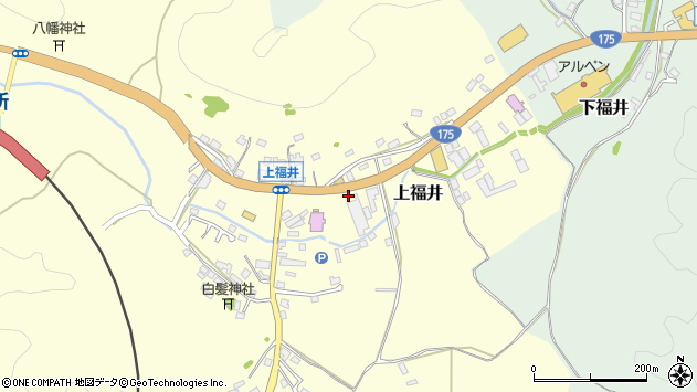 〒624-0951 京都府舞鶴市上福井の地図
