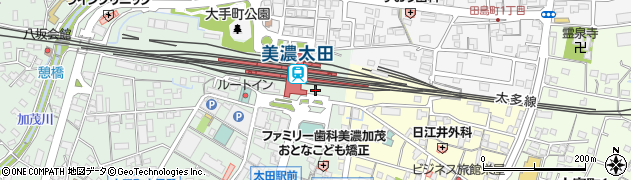ＭＡＹパーク美濃太田駐車場周辺の地図