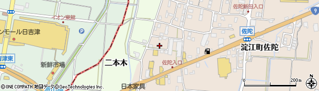 鳥取県米子市淀江町佐陀1927-2周辺の地図