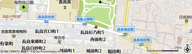 長良公園前周辺の地図