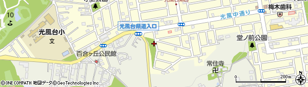 寺坂公園周辺の地図