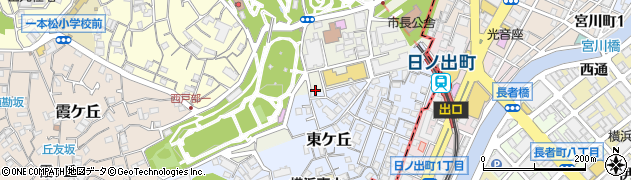 神奈川県横浜市西区老松町19周辺の地図