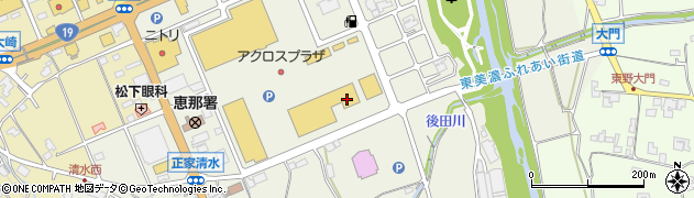 西松屋アクロスプラザ恵那店周辺の地図