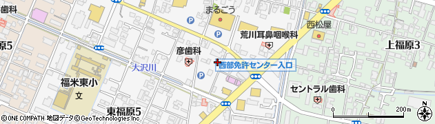 ダイレックス　東福原店周辺の地図
