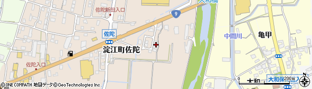 鳥取県米子市淀江町佐陀834-23周辺の地図