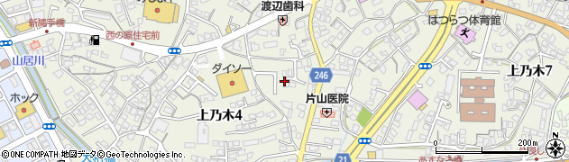 島根県松江市上乃木周辺の地図