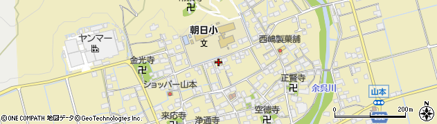滋賀県長浜市湖北町山本1135周辺の地図