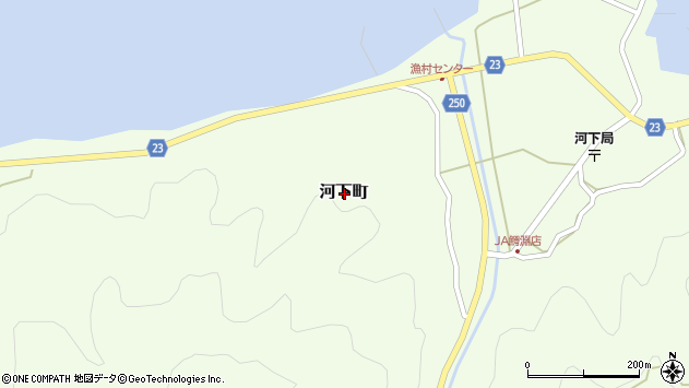 〒691-0025 島根県出雲市河下町の地図