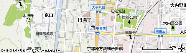 林延西舞鶴店周辺の地図