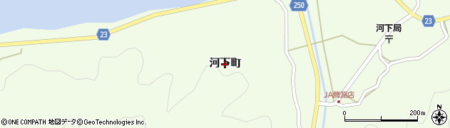 島根県出雲市河下町周辺の地図