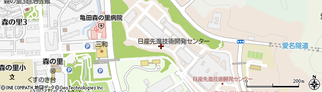 神奈川県厚木市森の里青山周辺の地図