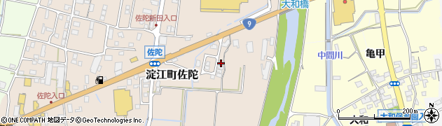 鳥取県米子市淀江町佐陀834-24周辺の地図