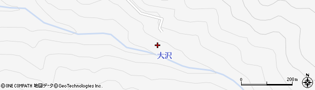 大沢周辺の地図