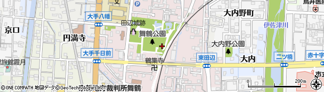 京都府舞鶴市南田辺周辺の地図