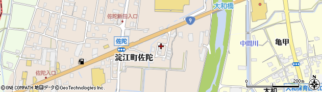 鳥取県米子市淀江町佐陀834-13周辺の地図