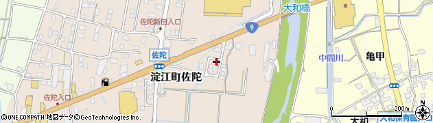 鳥取県米子市淀江町佐陀834周辺の地図