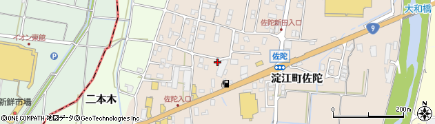 鳥取県米子市淀江町佐陀1941周辺の地図