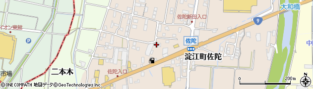 鳥取県米子市淀江町佐陀714-2周辺の地図
