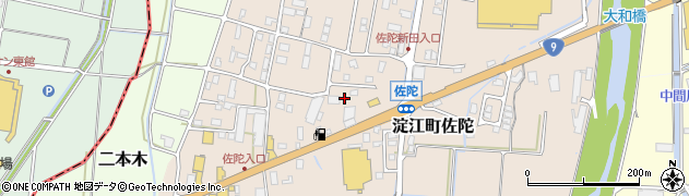 鳥取県米子市淀江町佐陀714-1周辺の地図