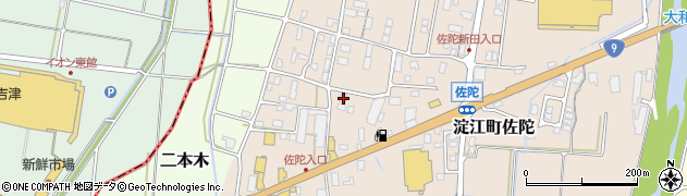鳥取県米子市淀江町佐陀1940周辺の地図