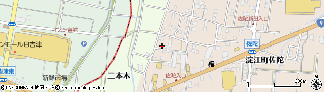 鳥取県米子市淀江町佐陀1930周辺の地図