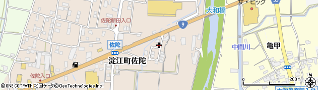 鳥取県米子市淀江町佐陀834-33周辺の地図