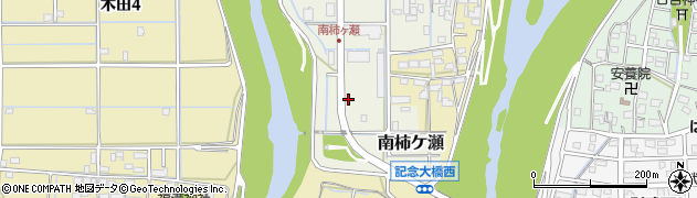 岐阜県岐阜市南柿ケ瀬周辺の地図