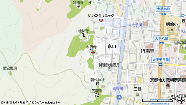 〒624-0843 京都府舞鶴市引土新の地図