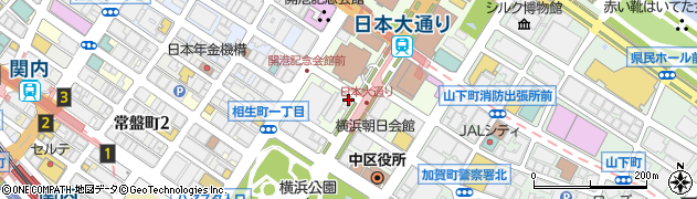 日本銀行　横浜支店国庫金・国税等に関するお問合せ、国債に関するお問合せ周辺の地図