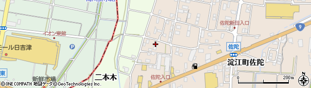 鳥取県米子市淀江町佐陀1933周辺の地図