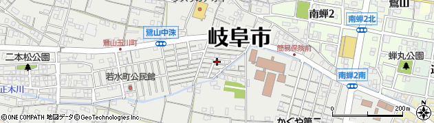 岐阜県岐阜市古川町周辺の地図