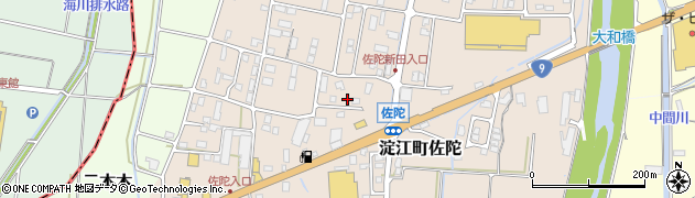 鳥取県米子市淀江町佐陀1949-7周辺の地図