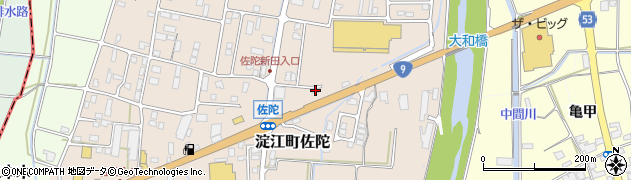 鳥取県米子市淀江町佐陀851周辺の地図