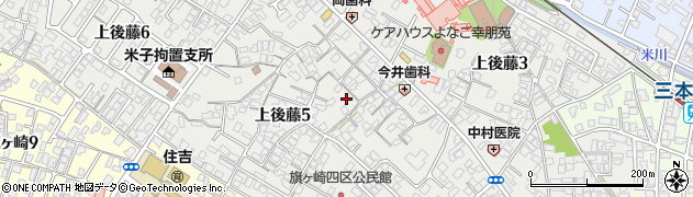 鳥取県米子市上後藤周辺の地図