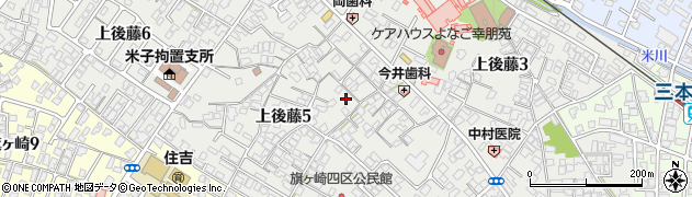 鳥取県米子市上後藤周辺の地図