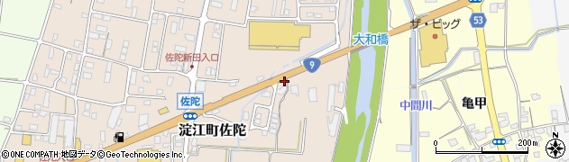 鳥取県米子市淀江町佐陀830周辺の地図
