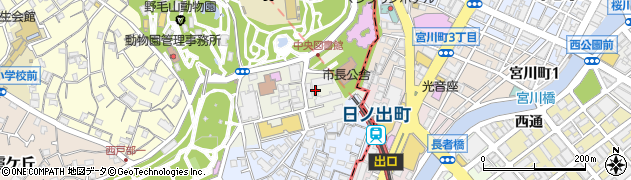 神奈川県横浜市西区老松町4周辺の地図