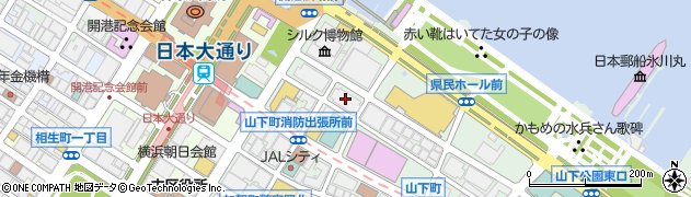 大戸屋山下公園店周辺の地図