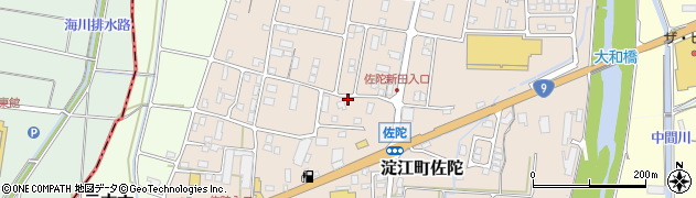 鳥取県米子市淀江町佐陀871周辺の地図