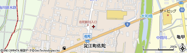 鳥取県米子市淀江町佐陀955周辺の地図