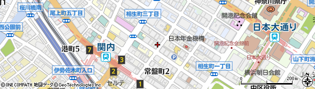 阪神タイガースショップ横濱店周辺の地図