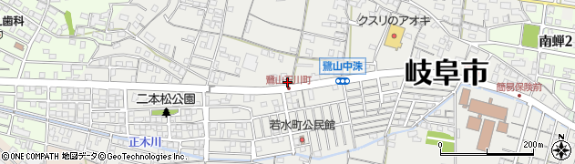 岐阜県岐阜市鷺山緑ケ丘新町周辺の地図